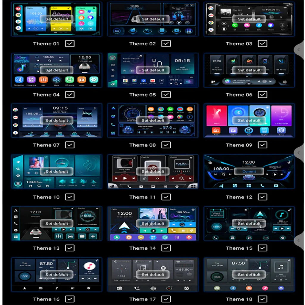Android 13 Car Stereo Radio Head Unit Compatible with Toyota Corolla 2006 2007 2008 2009 2010 2011 2012 Wireless CarPlay&Android Auto,Touch Screen Car Radio Support Bluetooth,GPS Navigation (Copy)
