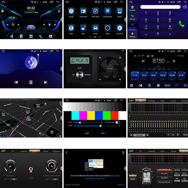 Renew ZHNN 10'' Android 12 Car Stereo supports CarPlay DSP Rear Camera