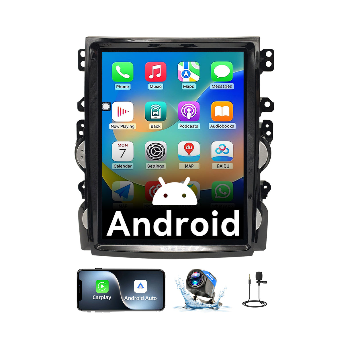 12.1 inch Android 13 Car Radio for Chevrolet Malibu 2012-2015, Upgrade Head Unit 1920*1080 Touch Screen Carplay Android Auto, GPS Navigation,4G+64G, 8Core