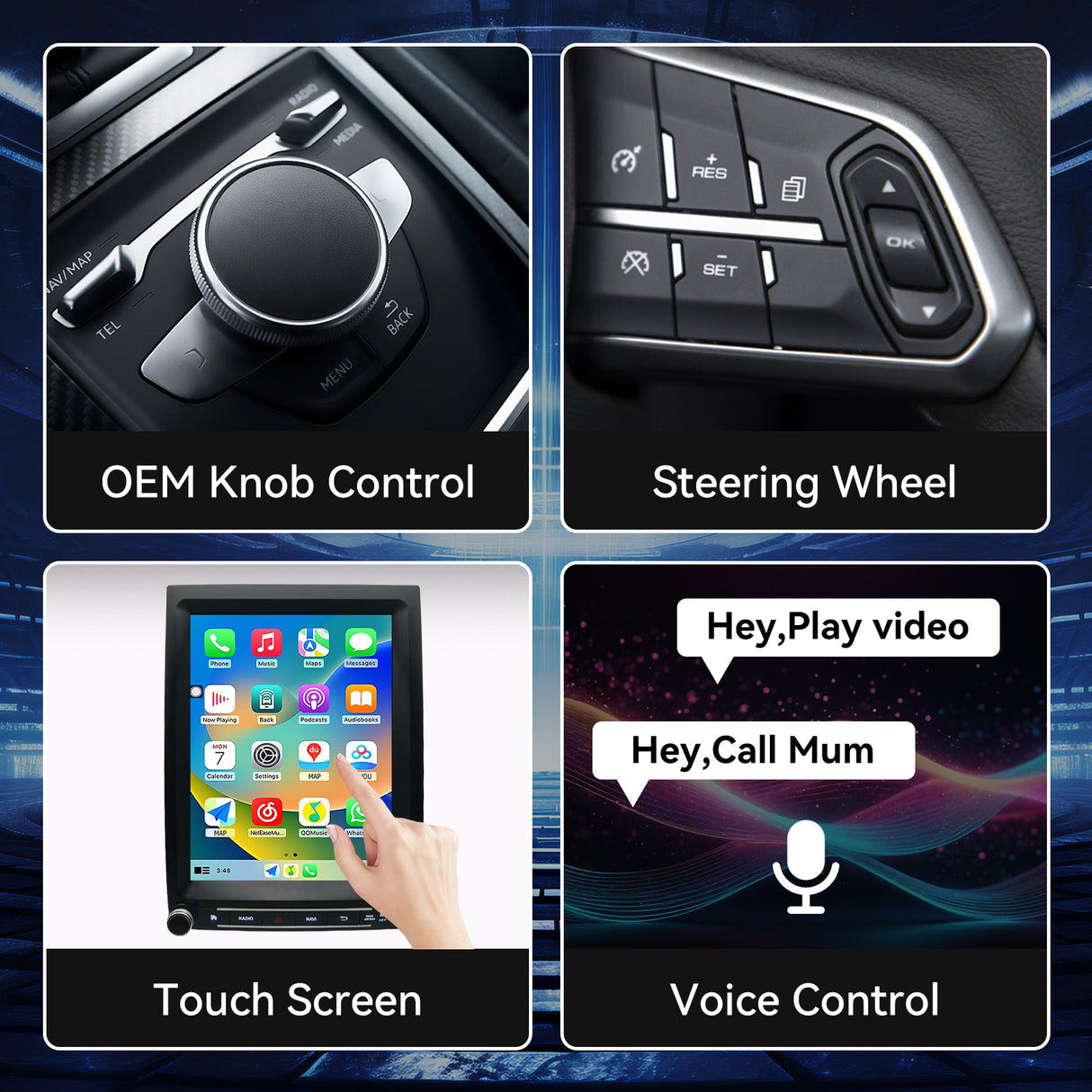 12.1 inch Android 13 Car Radio for Ford expedition F350 2013-2017, Upgrade Head Unit 1920*1080 Touch Screen Carplay Android Auto GPS Navigation,4G+64G, 8Core