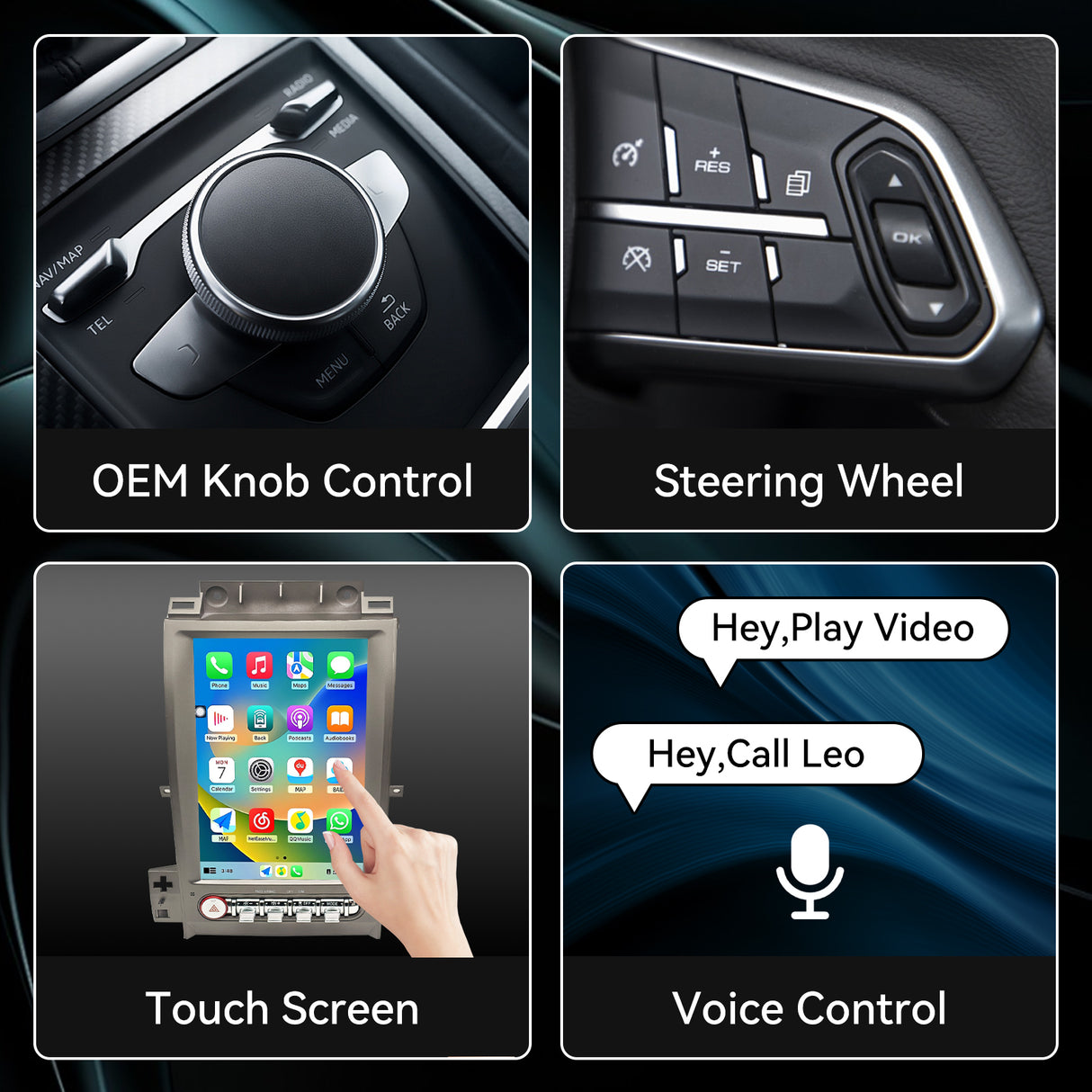 12.8 inch Android 13 Car Radio for Ford Taurus 2010-2019, Upgrade Head Unit 1920*1080 Touch Screen Carplay Android Auto, GPS Navigation,4G+64G, 8Core