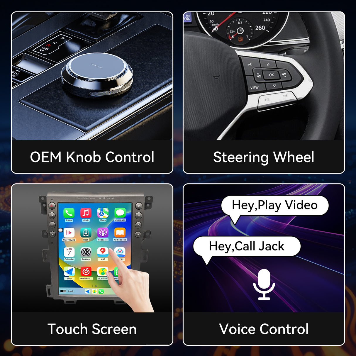 12.1 inch Android 13 Car Radio for Ford Edge 2009-2013, Upgrade Head Unit 1920*1080 Touch Screen Carplay Android Auto, GPS Navigation,4G+64G, 8Core