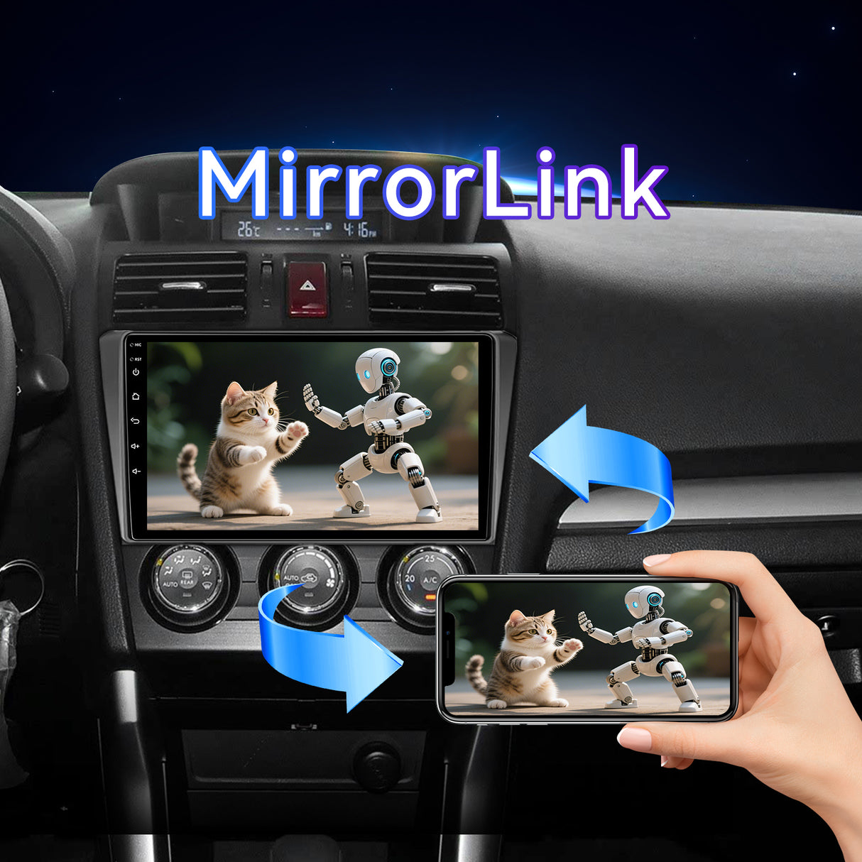 Android 13 Car Radio Stereo Compatible with Subaru Forester WRX Impreza 2013 2014 2015 with Carplay/Android Auto, 2+64G 9 Inch Car Head Unit with GPS Navigation, Mirrorlink, Backup Camera