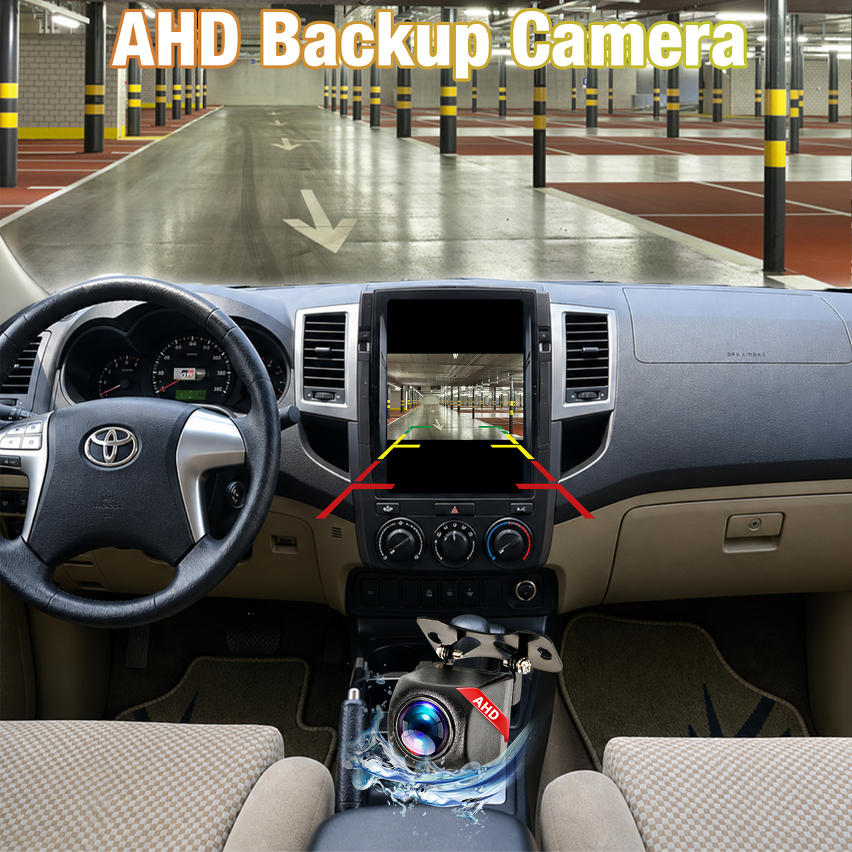 Android Car Radio for Toyota Fortuner 2018-2020, Wireless Apple CarPlay & Android Auto Head Unit, 8GB RAM +128GB ROM, Built-in GPS Navigation