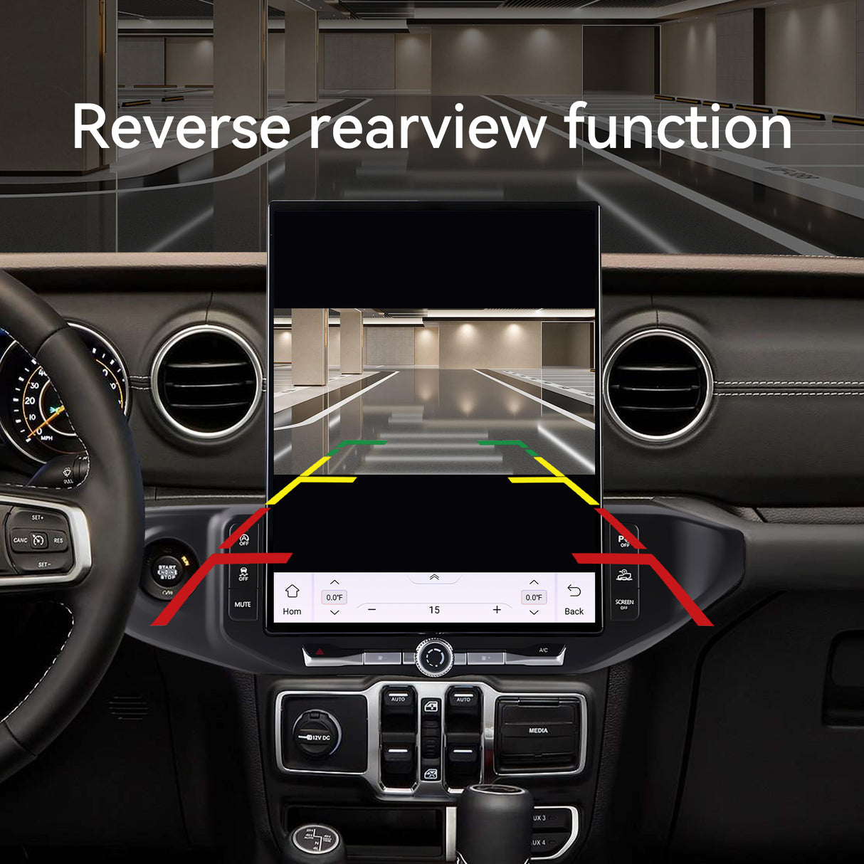 16.2 Inch Android 15 Car Radio for Jeep Wrangler JL 2018-2022 Gladiator JT 2019-2022, Upgrade Head Unit 2K IPS Touch Screen Carplay Android Auto, GPS Navigation,8G+256G, 8Core