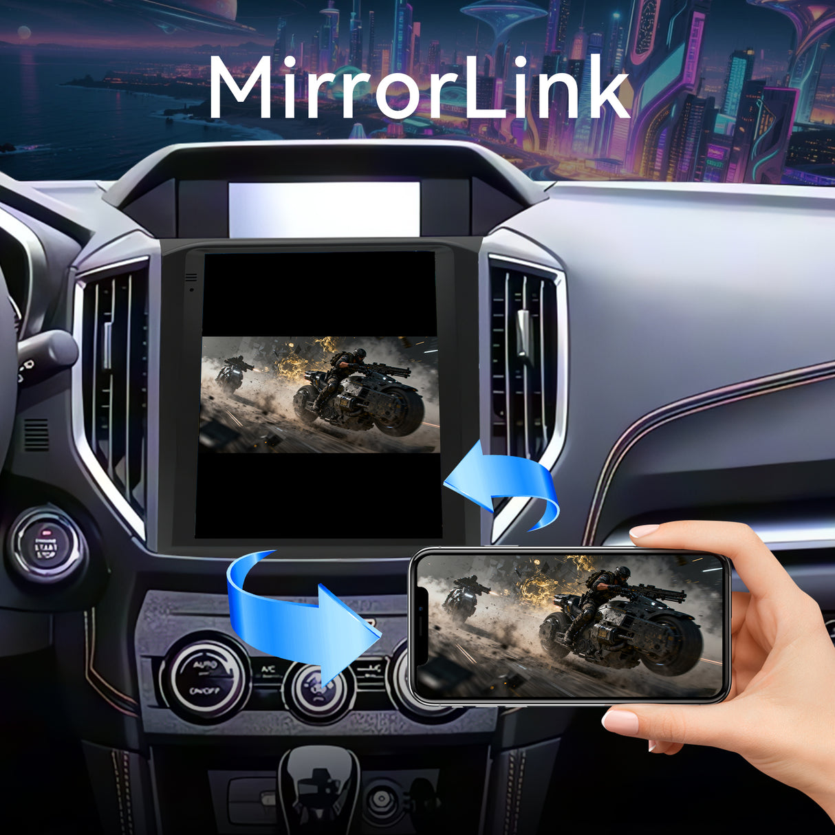 Android Car Radio Stereo for 2018–2021 Subaru XV/Crosstrek - 9.7" IPS Touch Screen, Upgrade Dash Kit with CarPlay & Android Auto, GPS Navigation, SWC Support, Bluetooth 5, WiFi,