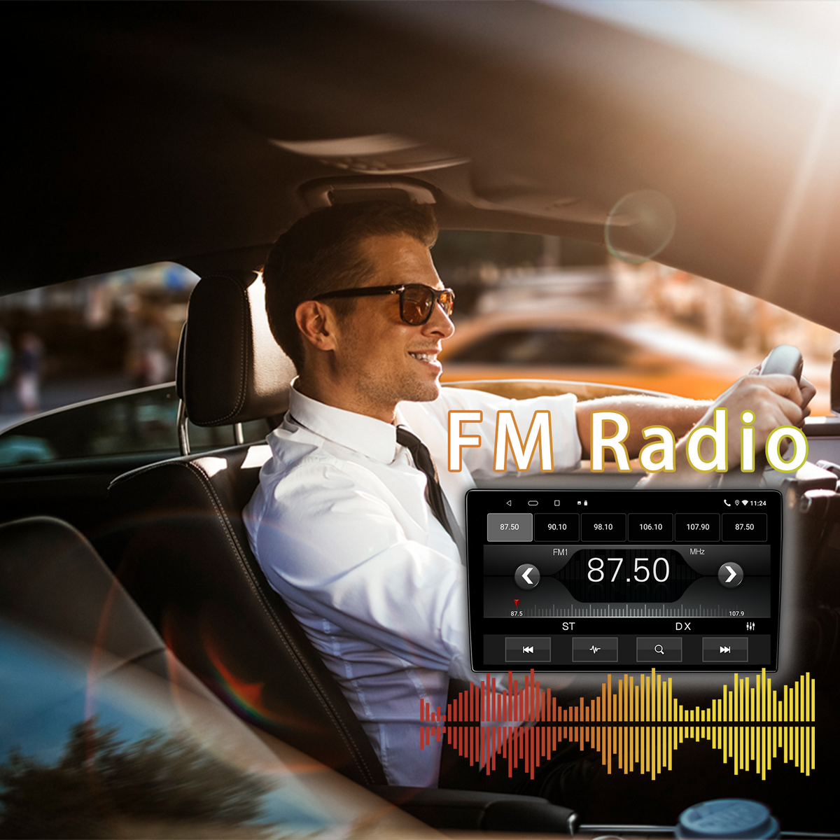 【4GB+64GB】for Lexus CT200 2011-2018 Android 15 Car Stereo with Wireless CarPlay & Android Auto, 9 Inch HD Touchscreen, Bluetooth, FM/RDS Radio, WiFi, GPS Navigation, SWC, AHD Rear View Camera