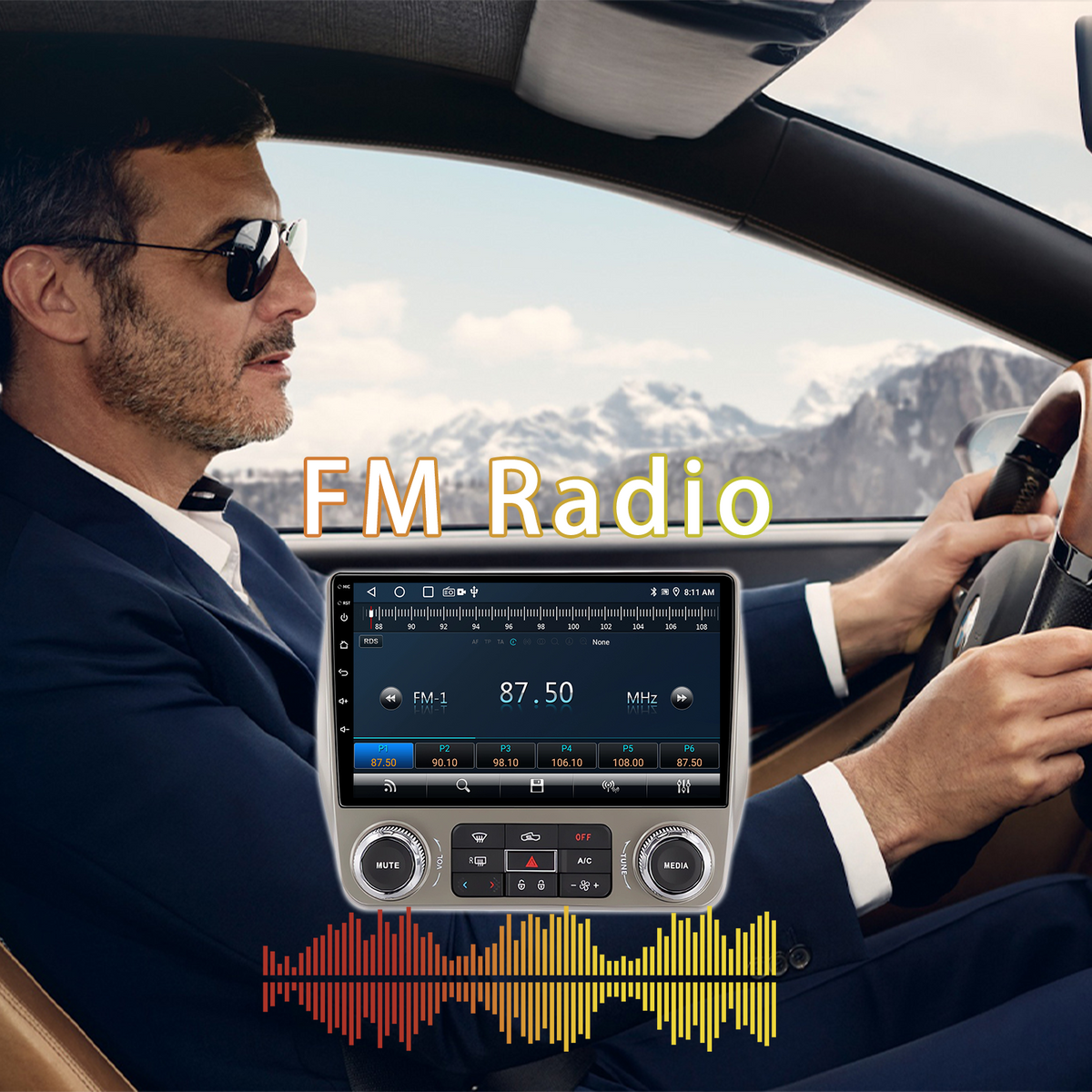 Android Car Stereo Radio for Chevrolet Chevy Camaro 2010-2015: AHD Backup Camera GPS Navi RDS FM 5G WiFi Steering Wheel Control