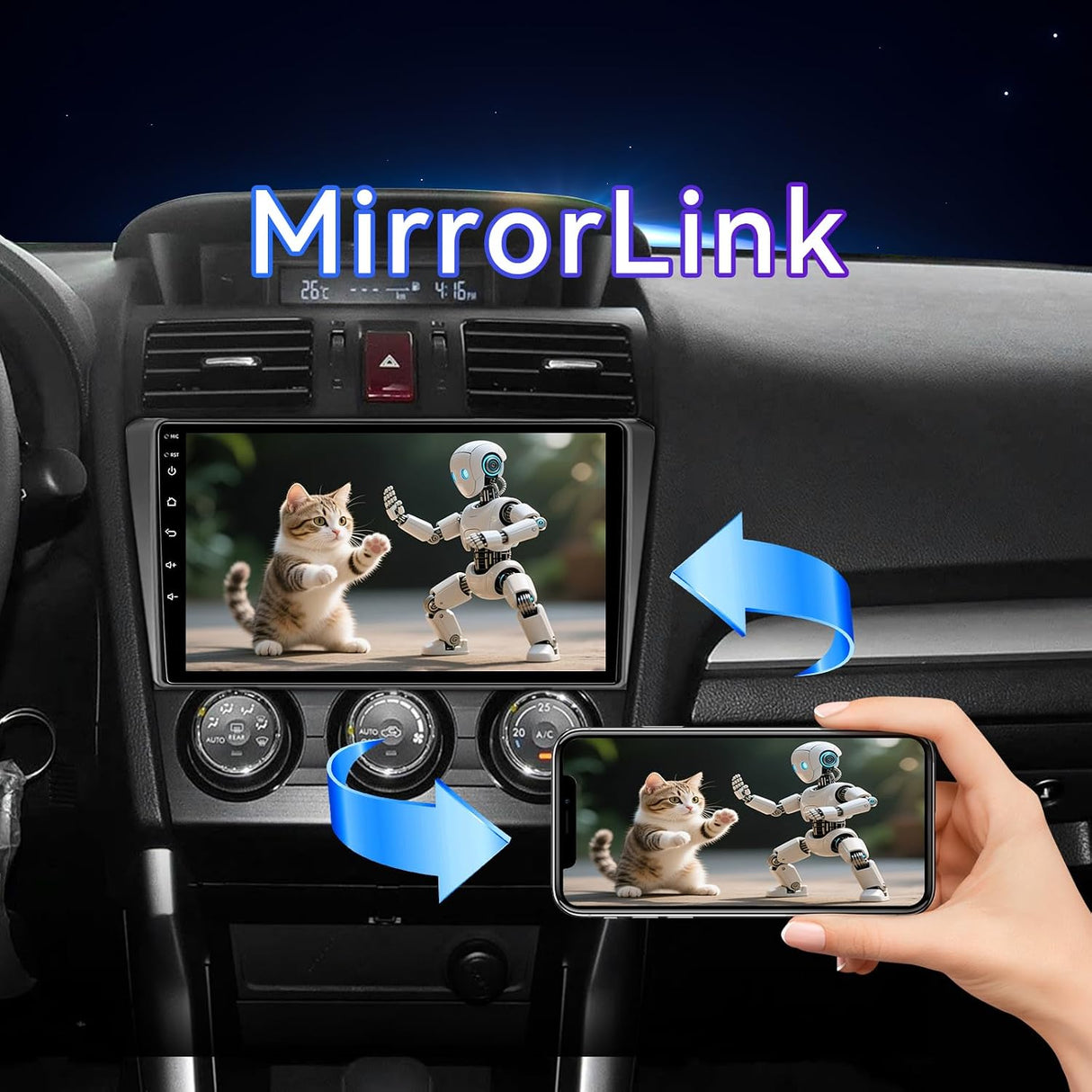 Android 13 Car Radio Stereo Compatible with Subaru Forester WRX Impreza 2013 2014 2015, 2+64G 9 Inch Touch Screen with Wireless CarPlay Android Auto/GPS Navigation, Mirrorlink, Backup Camera