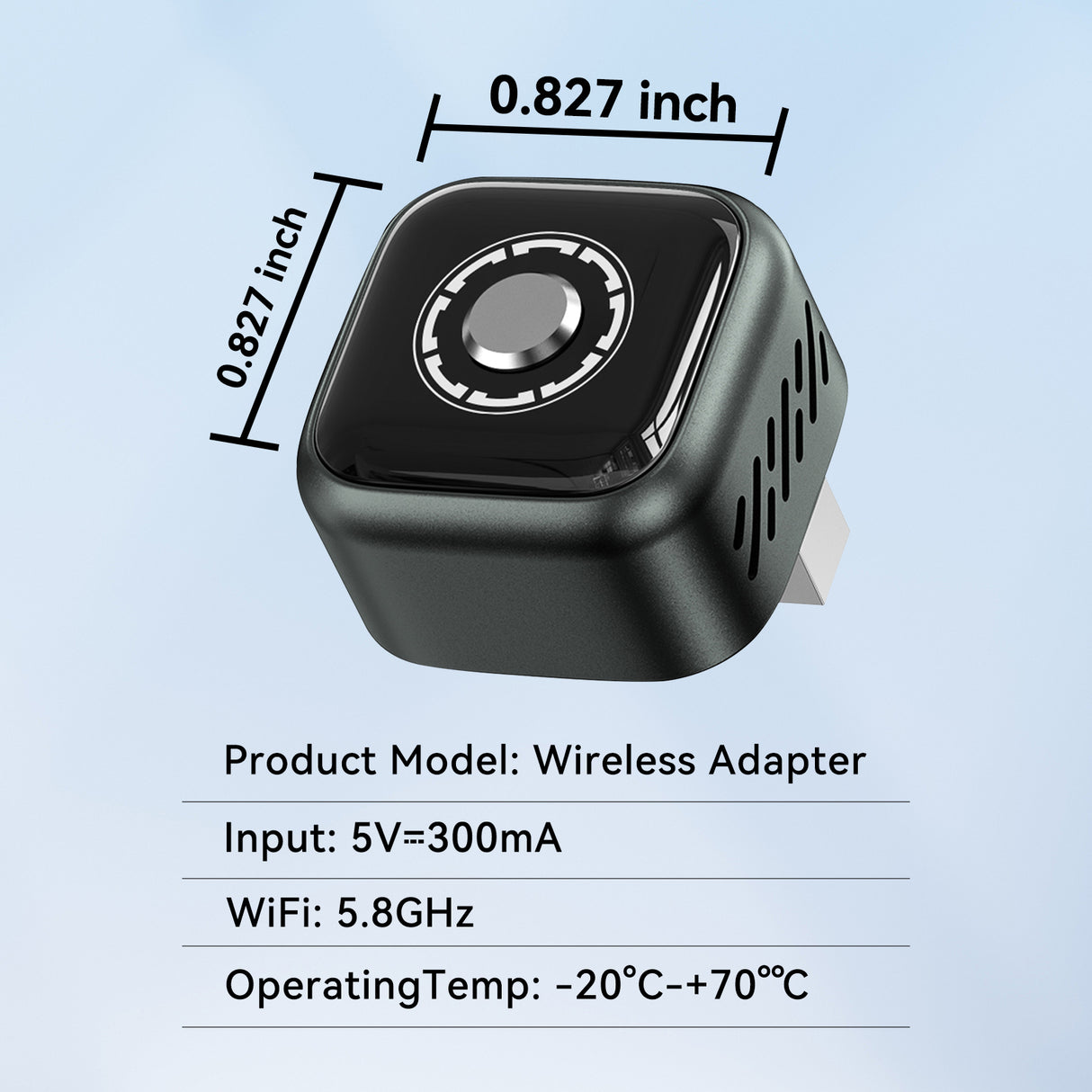 2 in 1 Wireless Car Play and Android Auto Adapter Plug and Play, Convert Wired to Wireless, One Button to Switch Devices