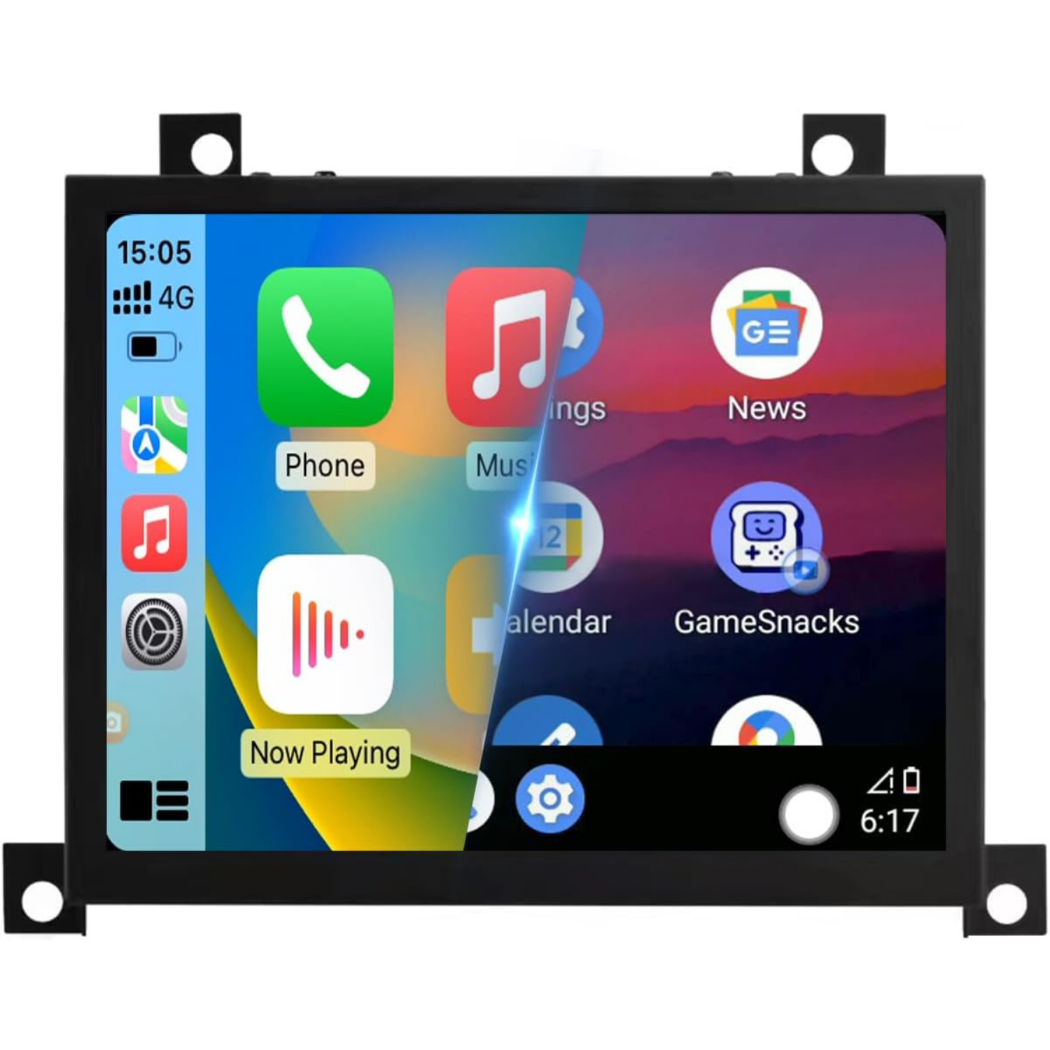 ZHNN Car Stereo Compatible with Dodge Charger/Challenger 2015 2016 2017 2018 2019, Touchscreen Car Head Unit with Carplay/Android Auto