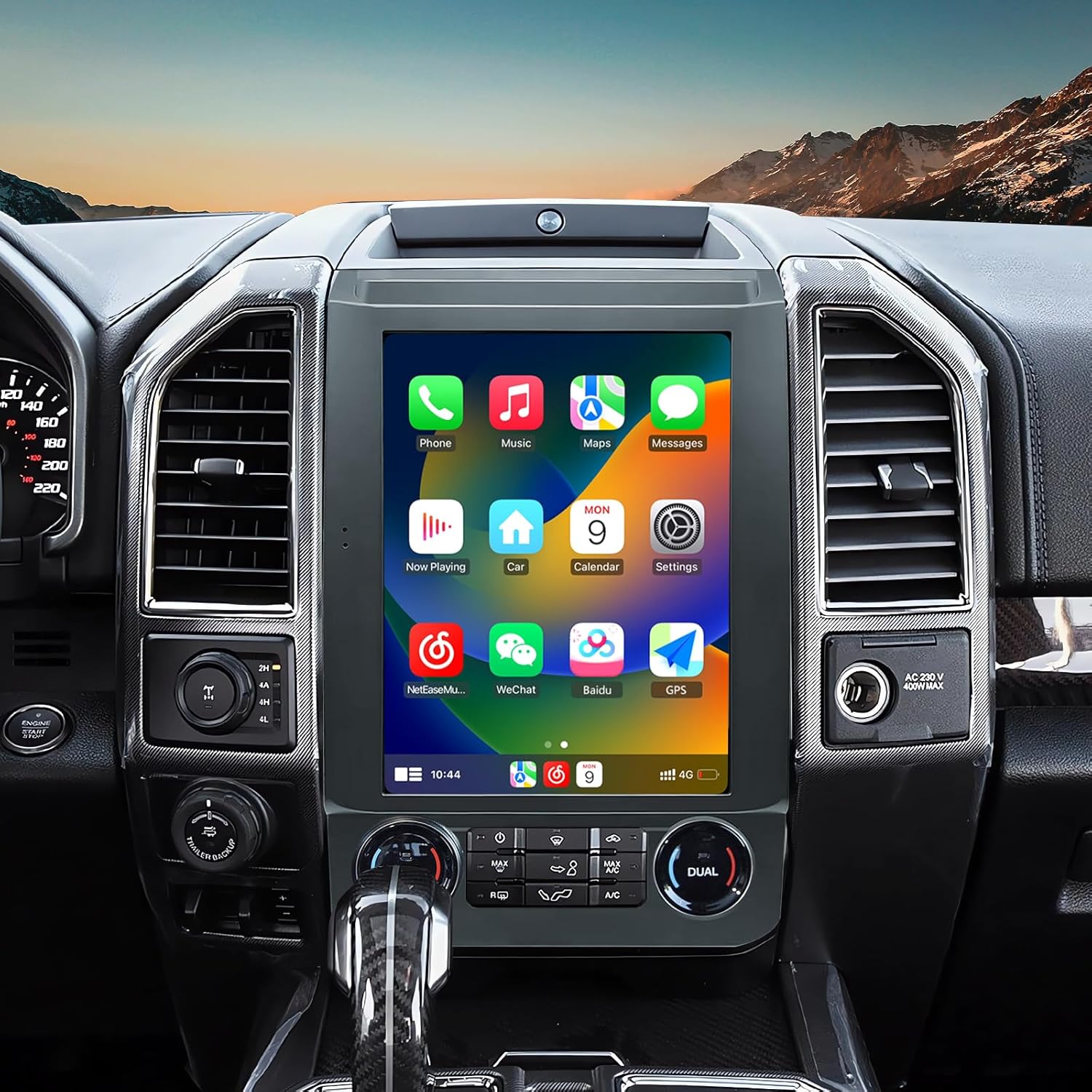 ZHNN Car Radio Compatible with Ford F150 Radio Upgrade 2016-2021, Touch Screen Support Wireless Carplay/Android Auto