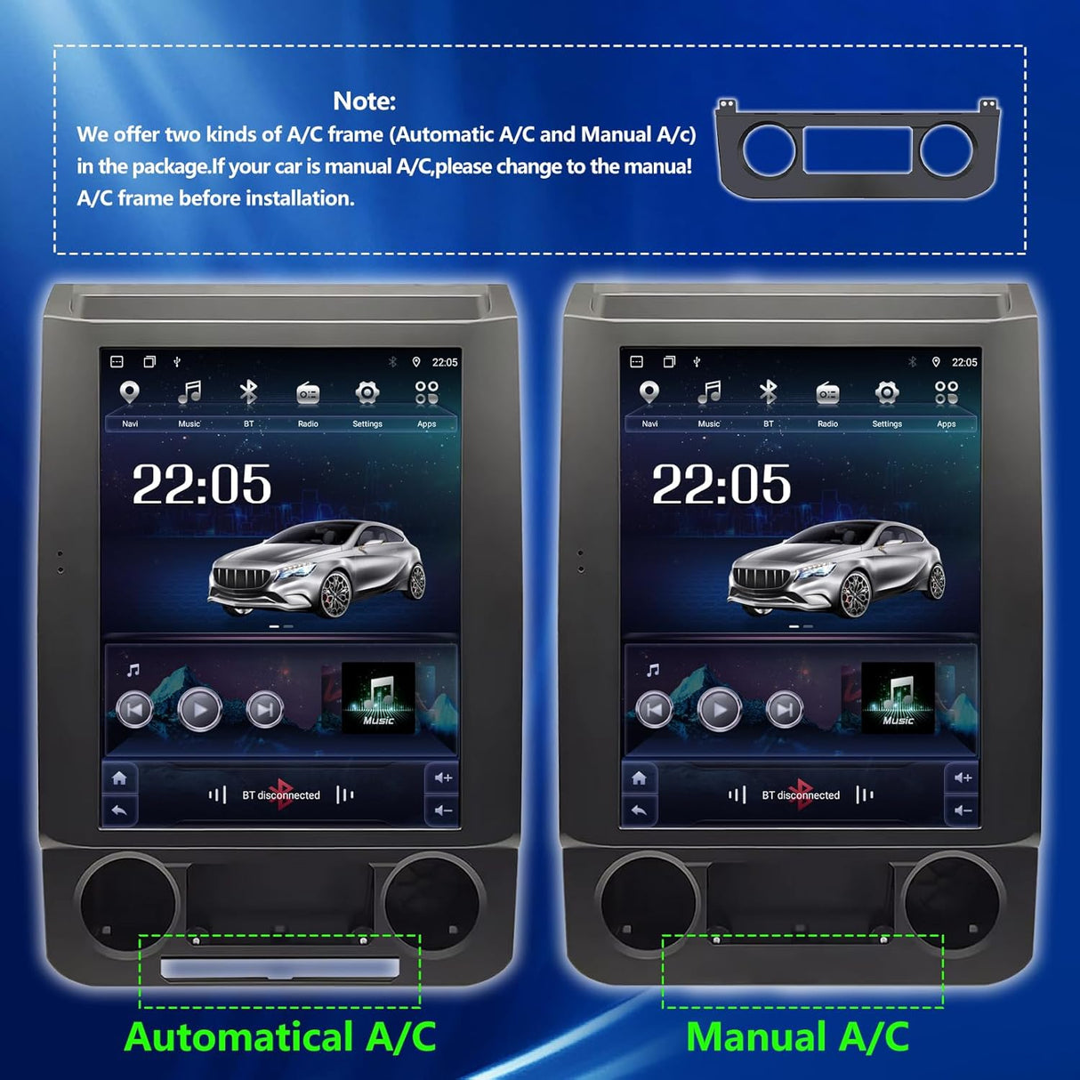 ZHNN Car Radio Compatible with Ford F150 Radio Upgrade 2016-2021, Touch Screen Support Wireless Carplay/Android Auto