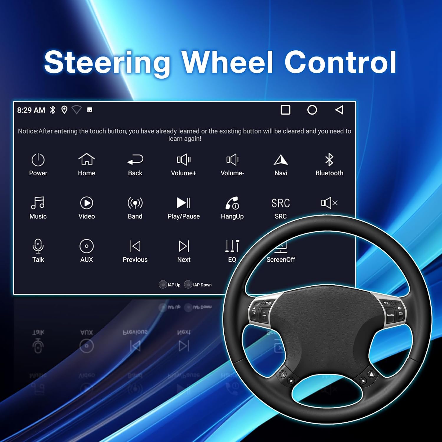 Android 13 Car Radio Stereo Compatible with Dodge Journey 2011-2019 Wireless Carplay/Android Auto/Mirrorlink, 2+64G 9 Inch Touch Screen Car Radio with GPS Navigation,Bluetooth, FM, Backup Camera