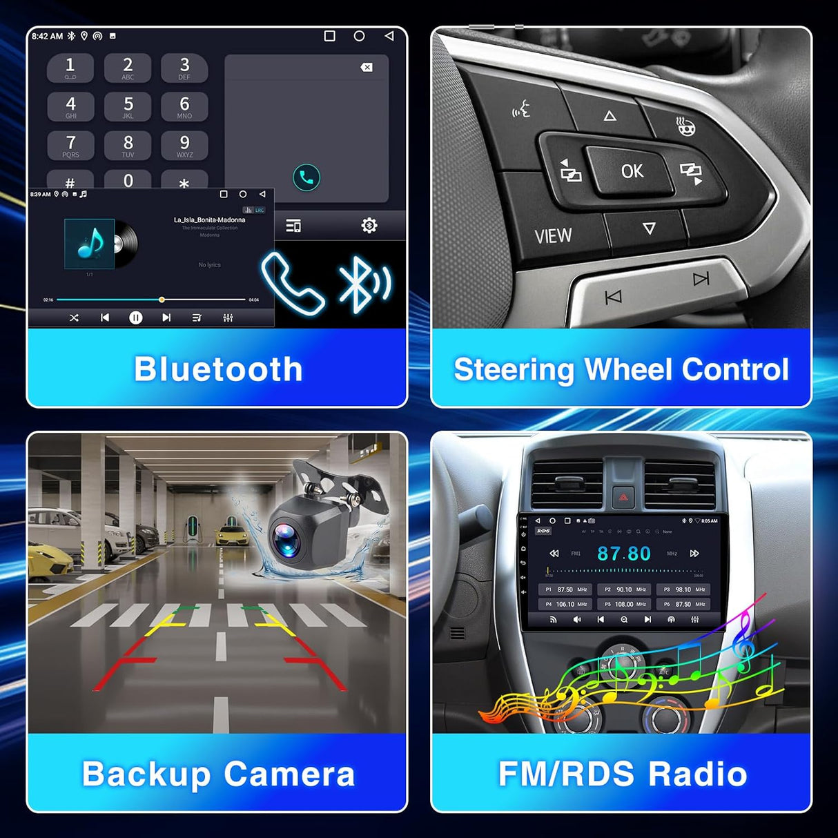 ZHNN Car Stereo for Nissan Versa 2015-2019, 2GB+64GB, supports CarPlay, Android Auto