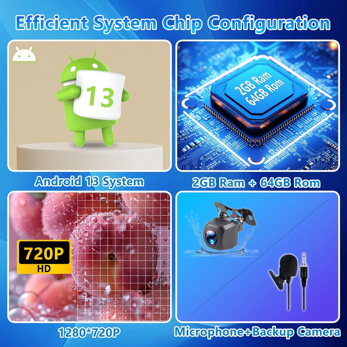 ZHNN Car Stereo for Nissan Versa 2015-2019, 2GB+64GB, supports CarPlay, Android Auto