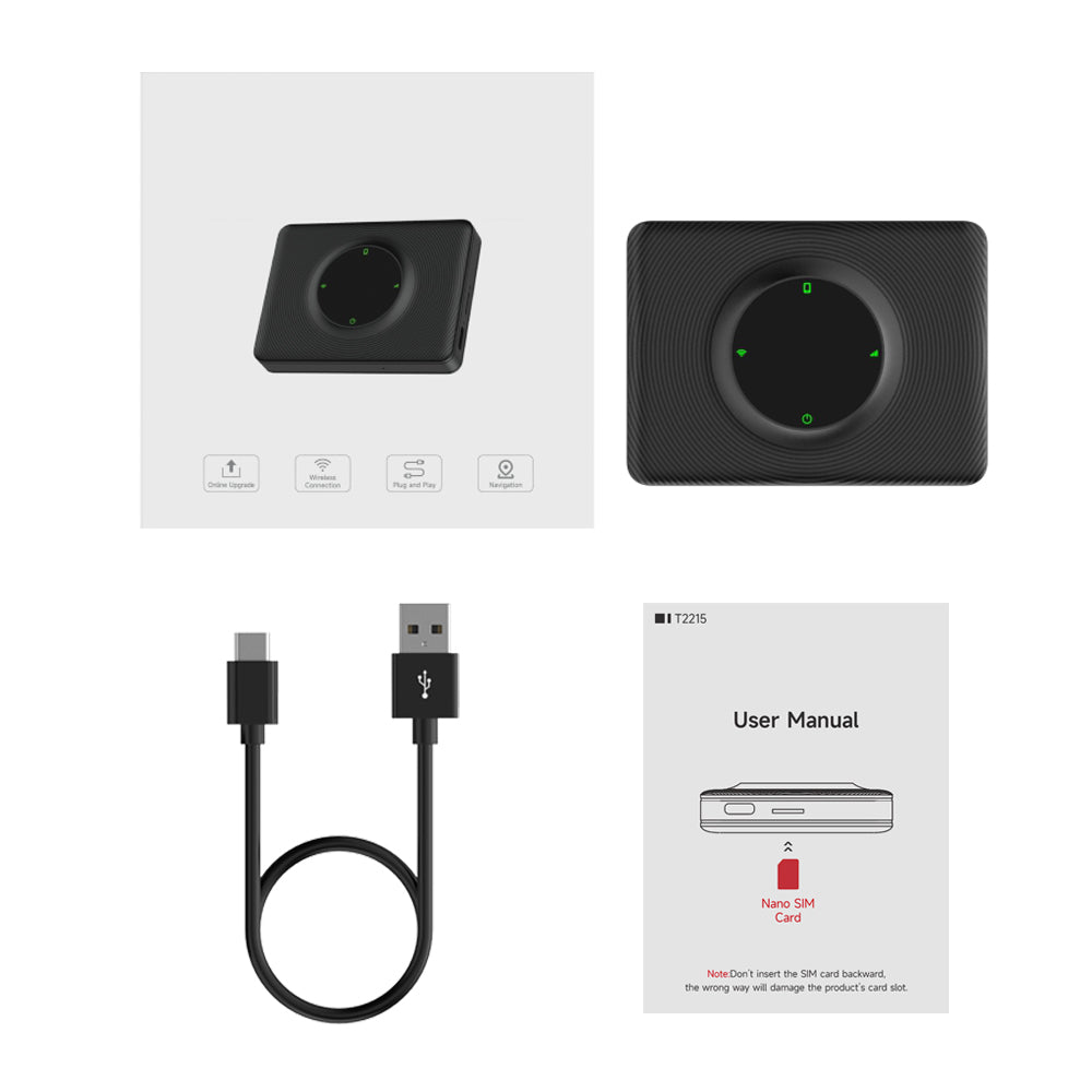 ZHNN Newest Wireless Adapter for Tesla CarPlay Model 3/Y---T2C