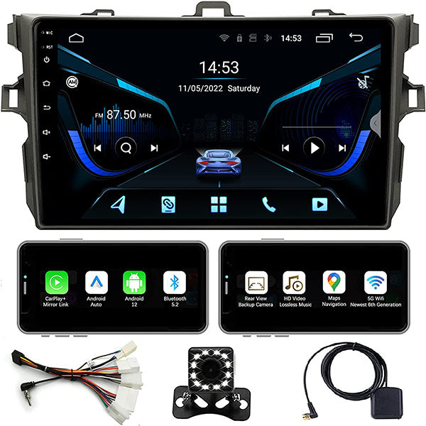 ZHNN 2023 Android 12 Car Stereo apply to Toyota Corolla 08-12
