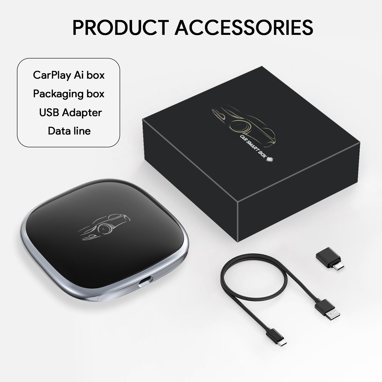 Renew ZHNN Android 13 Carplay Wireless Box Fit for OEM Wired Carplay