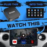 ZHNN B1 CarPlay AI Box for Cars with Wired Carplay/Android Auto