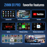 ZHNN B1 CarPlay AI Box for Cars with Wired Carplay/Android Auto