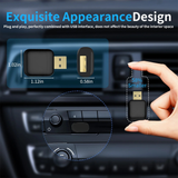 ZHNN Wireless Carplay Mini Adapter, 2 in 1 Wireless Car Play and Android Auto Adapter Convert Wired to Wireless, Plug and Play