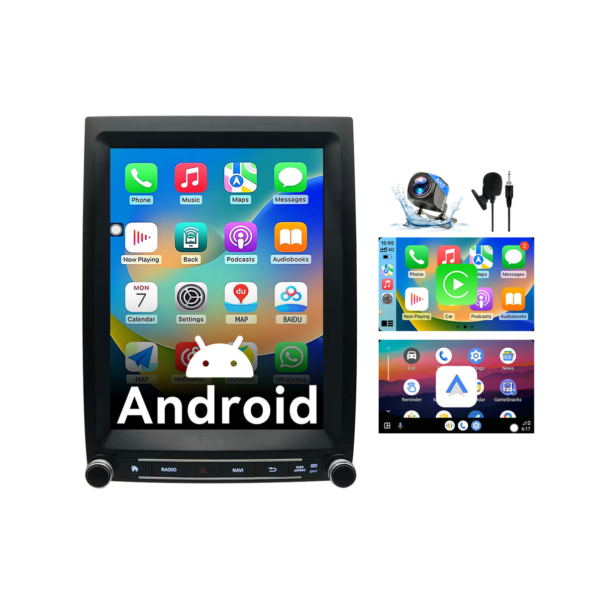 12.1 inch Android 13 Car Radio for Ford expedition F350 2013-2017, Upgrade Head Unit 1920*1080 Touch Screen Carplay Android Auto GPS Navigation,4G+64G, 8Core