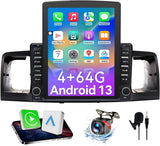 9.7 Inch Car Radio Compatible with Toyota Corolla 2005-2012 with Wireless Carplay/Android Auto, with GPS Navigation/FM Radio/SWC/Backup Camera