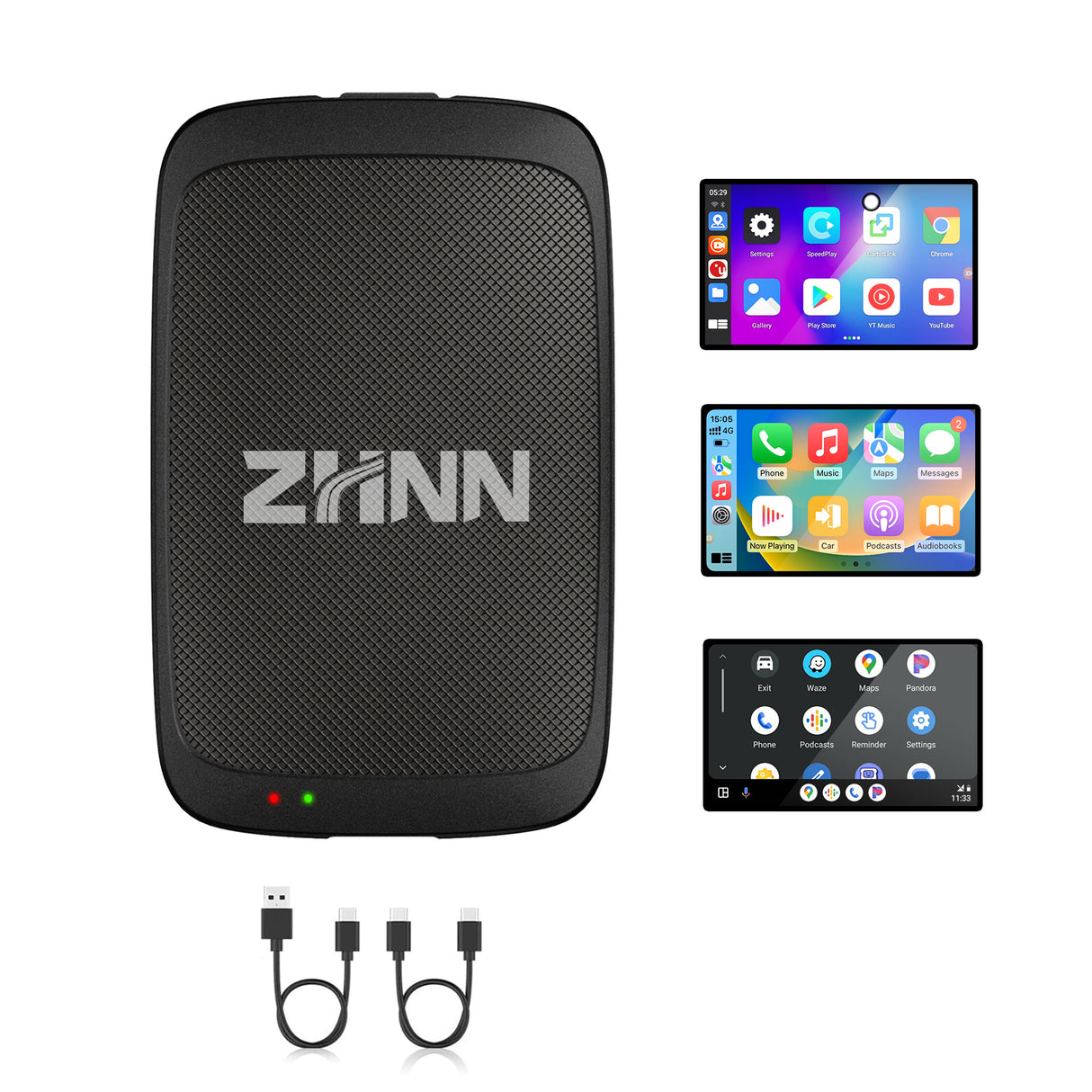 ZHNN Car Box S2 for Car with OEM Wired Carplay & Android Auto Car Radio