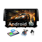 Car Stereo for Honda Civic 2016-2020 Upgrade Wireless CarPlay & Android Auto AHD Backup Camera GPS SWC FM WiFi Bluetooth