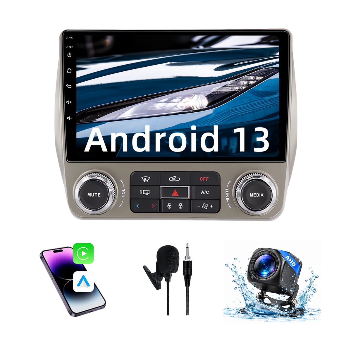 Android Car Stereo Radio for Chevrolet Chevy Camaro 2010-2015: AHD Backup Camera GPS Navi RDS FM 5G WiFi Steering Wheel Control