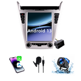 Tesla-Style Vertical QLED Octa-Core Car Stereo Upgrade for Chevrolet Equinox 1LT 2LT LTZ 2010 2011 2012 2013 2014 2015, IPS HD Touchscreen, Built-in Wireless CarPlay & Android Auto