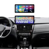 12.3" Android 13 Car Stereo Radio with Android Auto Wireless Carplay Compatible with Nissan Rogue 2014-2020 8core 4+64G Upgrade 2K Touchscreen Bluetooth WiFi GPS DSP AM FM Head Unit