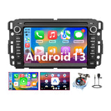 10" Android 13 Wireless CarPlay & Android Auto Radio for Chevy Silverado 2007-2014 | GMC Sierra Yukon Tahoe | 2+64GB, GPS, WiFi & Backup Camera