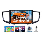 Car Stereo for Honda Pilot 2016-2019 Radio Update 10" Touchscreen Head Unit Carplay & Android Auto 4-Core 2GB+64GB for Wireless CarPlay&Android Auto, GPS Navigation, FM Radio, WiFi, Bluetooth, Reverse Camera, SWC, Wireless Sync, Engineer Help