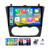 2+64G Android 13 Car Stereo for Nissan Altima Teana (Manual AC) 2008-2012 with 9 Inch Touchscreen Radio Built-in Wireless Carplay/Android Auto/GPS/Bluetooth/FM/AUX/Steering Wheel Controls/Backup Camera