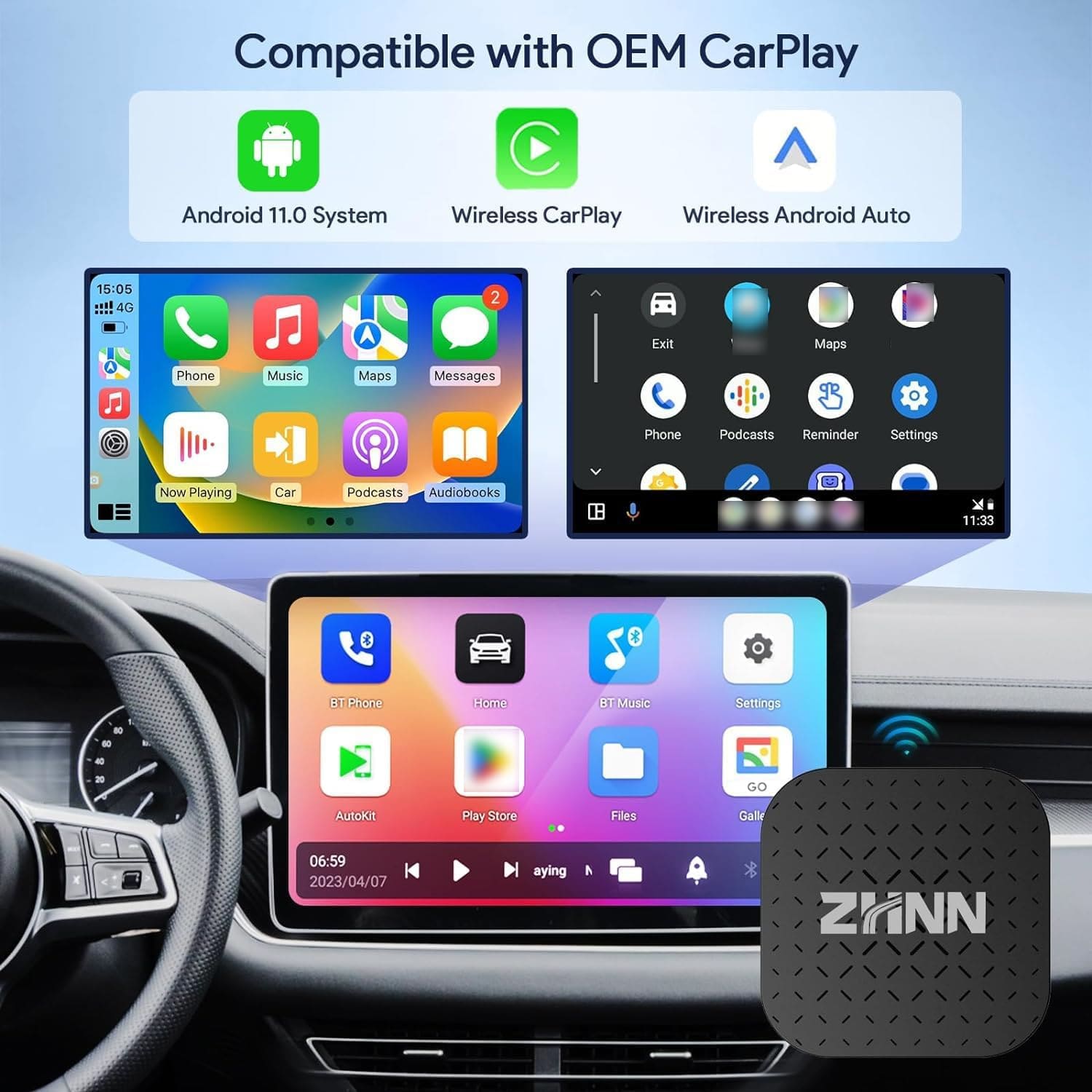 CarPlay AI Box for OEM Wired Caprlay Car