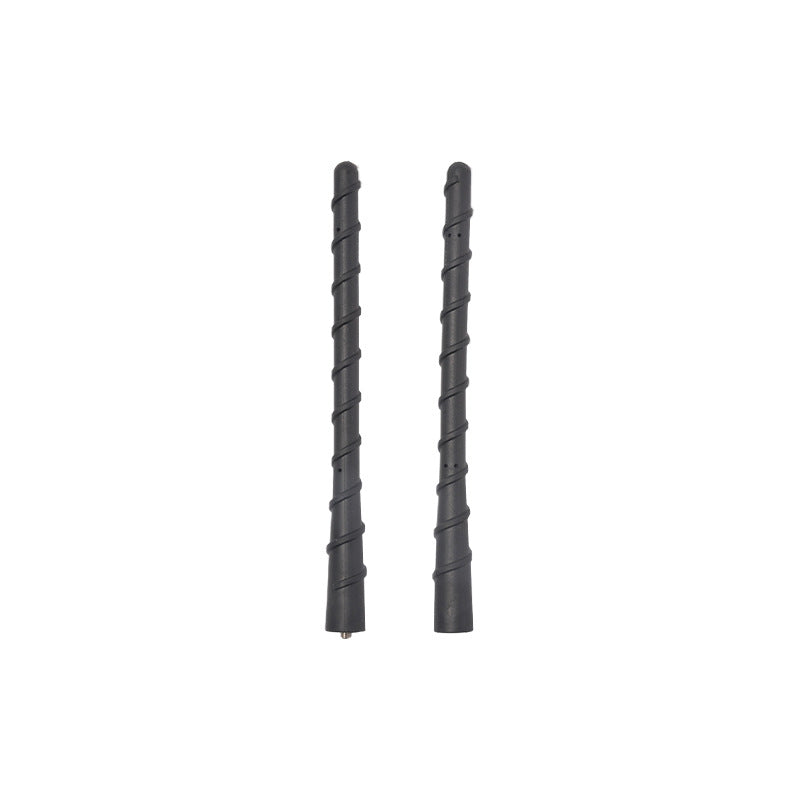 ZHNN Car spiral antenna waterproof PVC rubber antenna pole replacement vehicle radio FM AM antenna, flexible short antenna for SUV off-road use