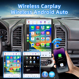 Car Stereo Radio 8-Core Qualcomm CPU, with Android Auto Wireless Carplay for Ford Expedition 2018-2022 Upgrade 2K Touchscreen Bluetooth WiFi GPS DSP AM FM Head Unit
