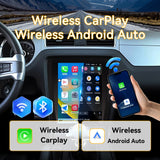 Car Stereo Radio 8-Core, with Android Auto Wireless Carplay for Ford Mustang 2009-2014 Upgrade 2K Touchscreen Bluetooth WiFi GPS DSP AM FM Head Unit
