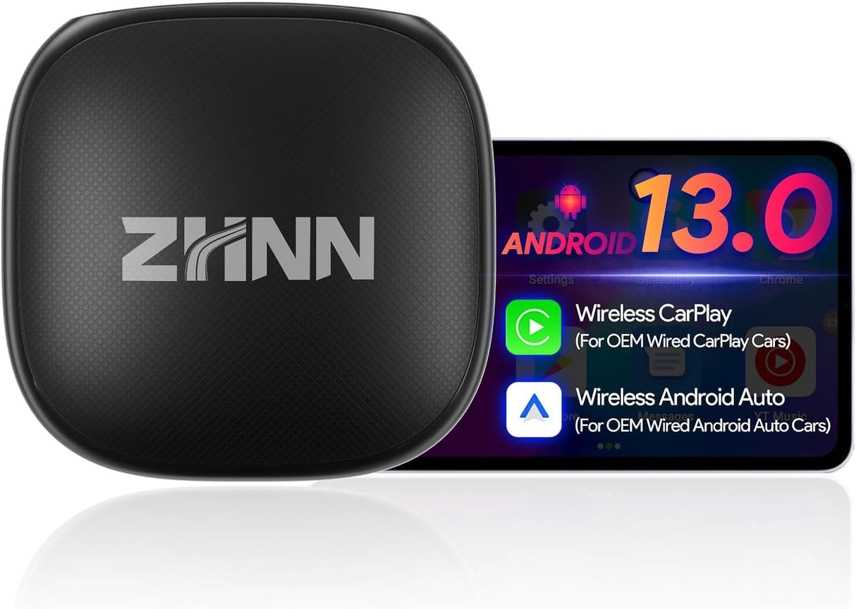 ZHNN CarPlay AI Box S1P for OEM Wired CarPlay/Android auto Car Radios
