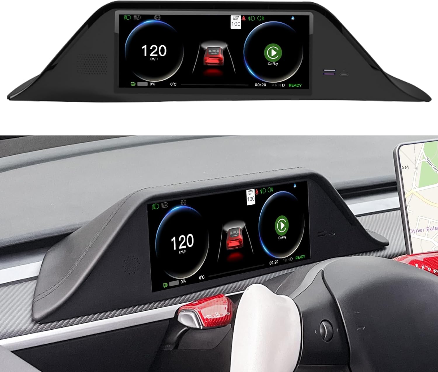 8.9inch HUD for Tesla 2017-2023 Model 3  2019-2023  Model Y