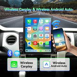 ZHNN Car Stereo Radio Compatible with Toyota Tundra 2014-2021,Android 13 Head Unit,9.7 Inch Touchscreen Support Bluetooth/Wireless CarPlay Android Auto/GPS/WiFi/Mirror Link/Backup Camera