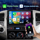 10 Inch Car Stereo Radio Compatible with Toyota Tacoma 2005-2015, Android 13 2+64G Wireless CarPlay Android Auto Car Radio Replacement with GPS/SWC/Backup Camera