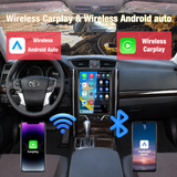 Tesla Style Touch Screen Car Radio for Toyota Reiz 2010-2013 | Wireless CarPlay & Android Auto, GPS Navigation, DSP, Bluetooth, Optical Audio, FM, 4G LTE, WiFi, 8GB+128GB, 12.1 Inch