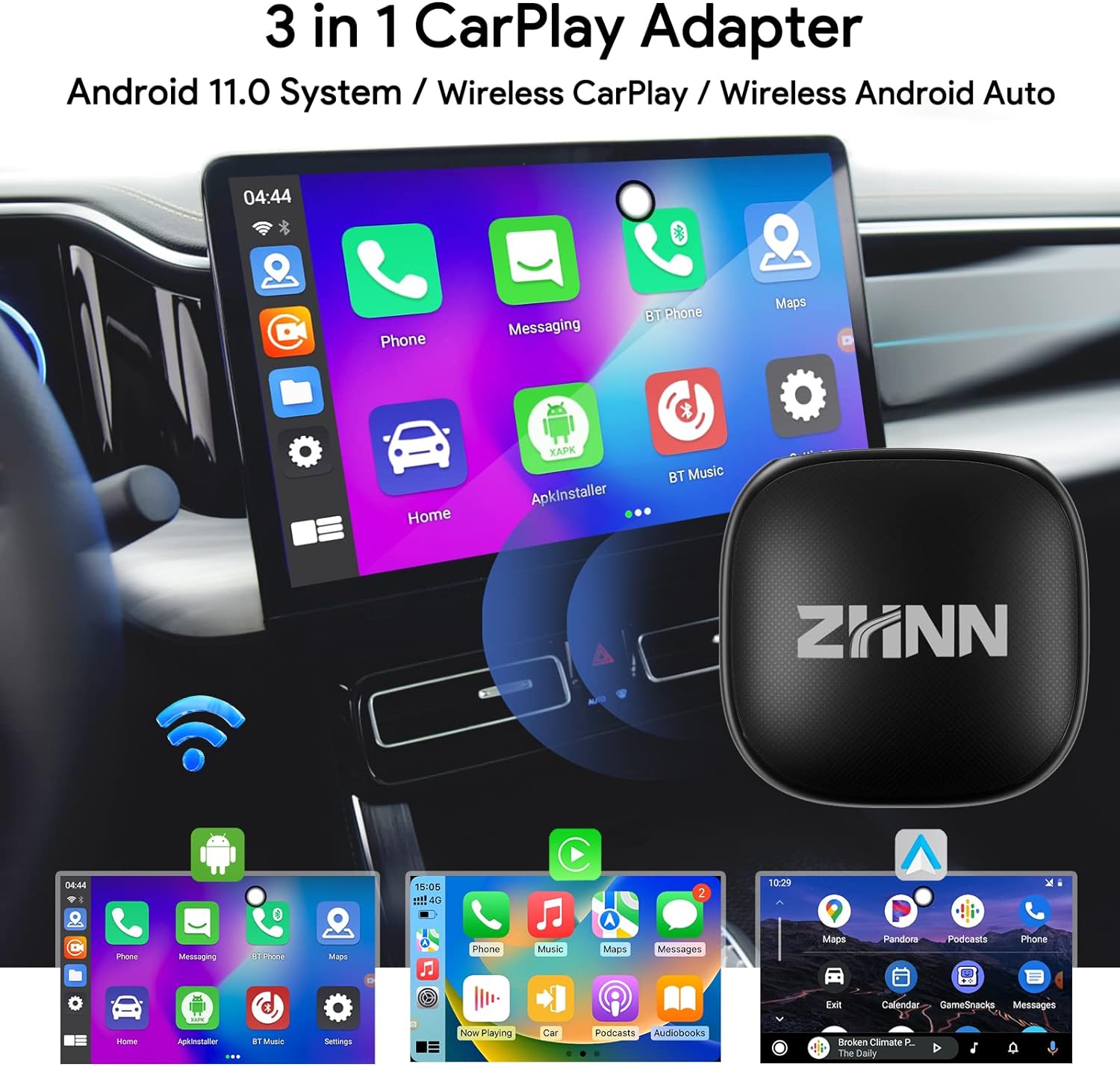 ZHNN Magic Car Box S1 for OEM Wired CarPlay Car Radio