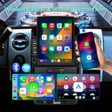 ZHNN Android 13 Car Stereo Radio Compatible with Ford F150 2009 2010 2011 2012,9.7 Inch Touchscreen Manual AC Upgrade,Wireless CarPlay & Android Auto/Bluetooth/GPS/WiFi/Mirror Link/Backup Camera