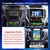 Android Car Radio Stereo for 2018–2021 Subaru XV/Crosstrek - 9.7" IPS Touch Screen, Upgrade Dash Kit with CarPlay & Android Auto, GPS Navigation, SWC Support, Bluetooth 5, WiFi,