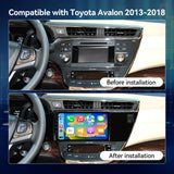 9 inch Car Radio Compatible with Toyota Avalon 2012-2018 with Wireless Carplay, Android Auto, Bluetooth Navigation GPS WiFi FM AM Multimedia Player Backup Camera Touchscreen