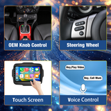 Jeep Renegade 2015-2020, 64G Storage, 5G WiFi, Wireless CarPlay & Android Auto, GPS Navigation, Bluetooth, FM Radio, HD Backup Camera, Aftermarket Head Unit Replacement